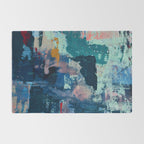 The Peace of Wild Things: a vibrant abstract piece in a variety of colors by Alyssa Hamilton Art Rug Gallery Image 2