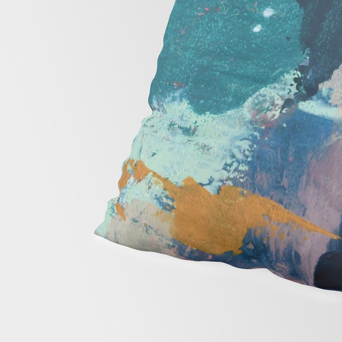 The Peace of Wild Things: a vibrant abstract piece in a variety of colors by Alyssa Hamilton Art Pillow Sham Gallery Image 4