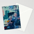 The Peace of Wild Things: a vibrant abstract piece in a variety of colors by Alyssa Hamilton Art Stationery Card Gallery Image 2