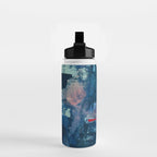 The Peace of Wild Things: a vibrant abstract piece in a variety of colors by Alyssa Hamilton Art Water Bottle Gallery Image 2