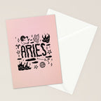 Celestial Aries Stationery Card Gallery Image 2