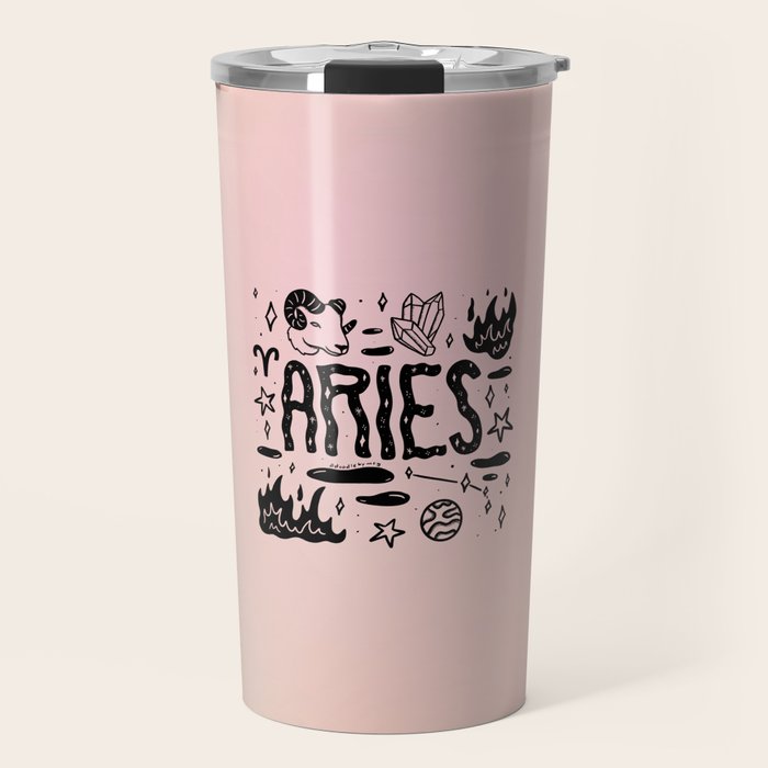 Celestial Aries Travel Mug Gallery Image 1