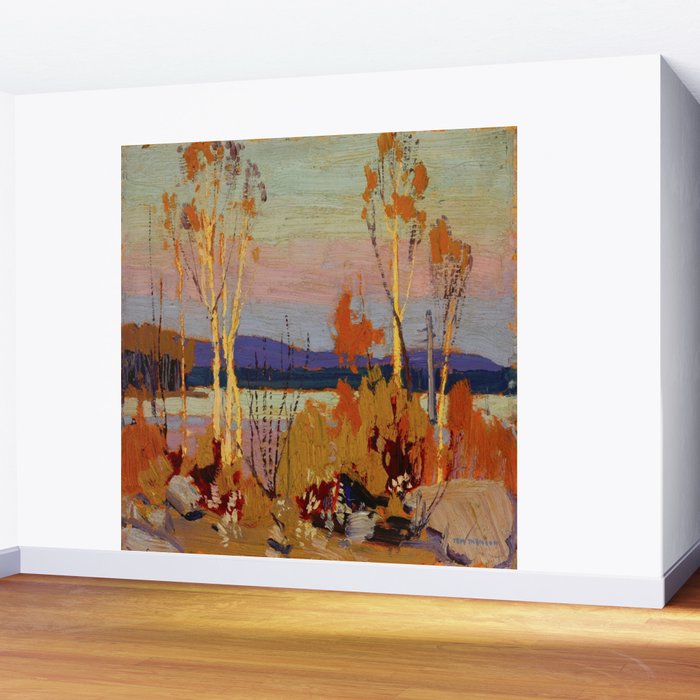 Tom Thomson Birches 1916 Canadian Landscape Artist Wall Mural Gallery Image 2