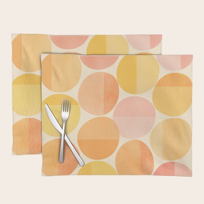 Mid Century Dots Placemat Gallery Image 1