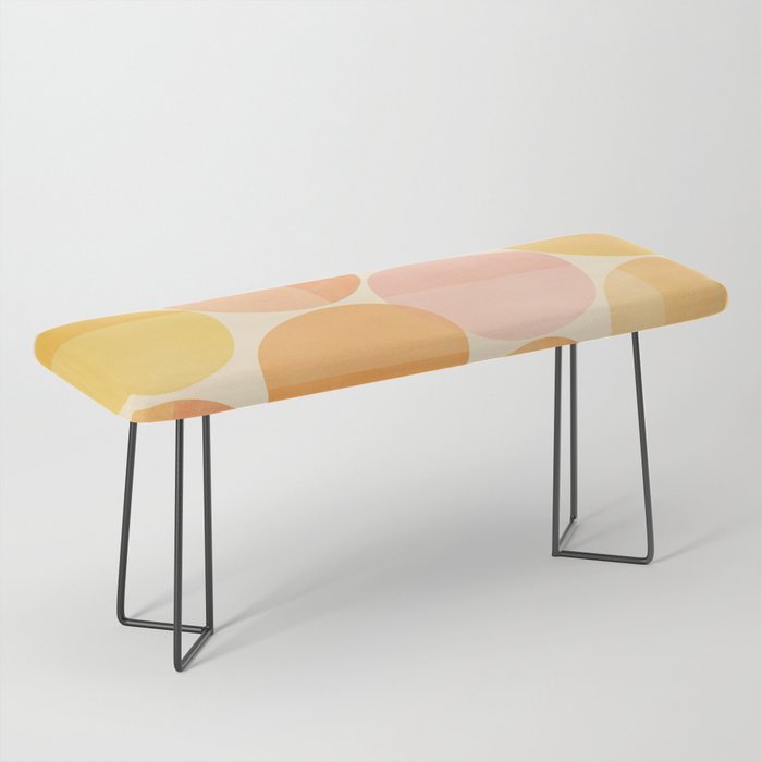 Mid Century Dots Bench Gallery Image 1