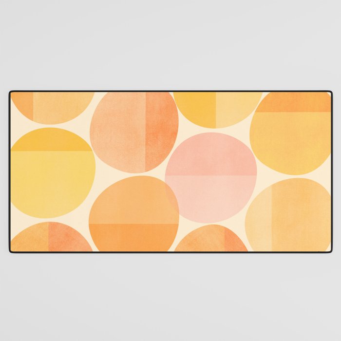 Mid Century Dots Desk Mat Gallery Image 3