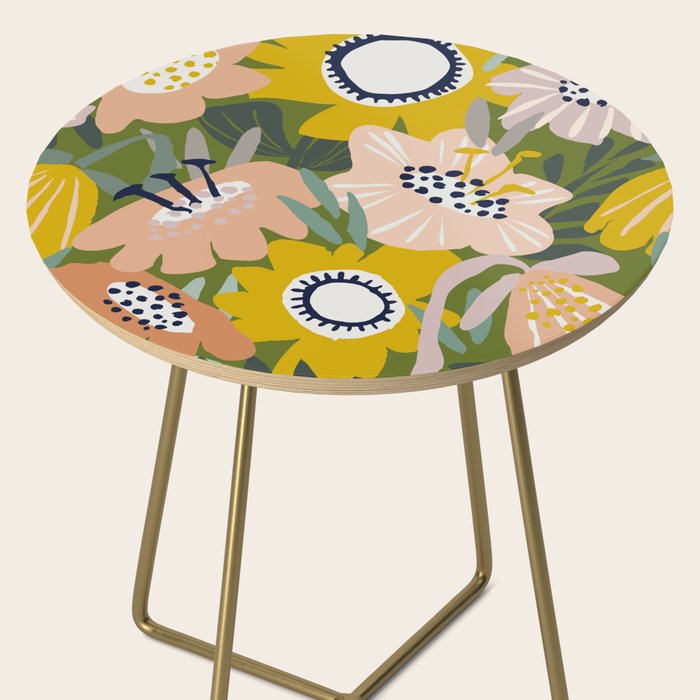 Cozy collection: mix and match happy florals Green love Side Table Gallery Image 2