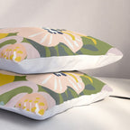 Cozy collection: mix and match happy florals Green love Pillow Sham Gallery Image 3