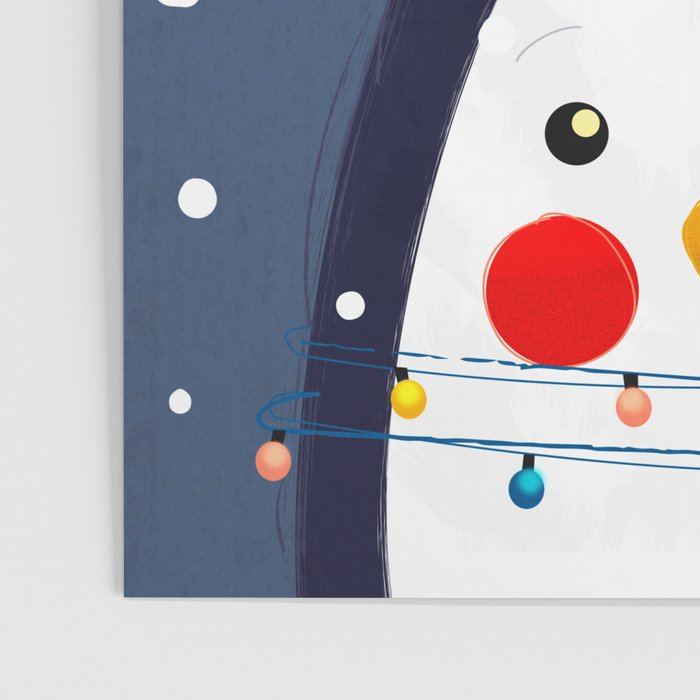 Christmas Penguin with fairy lights no2 Poster Gallery Image 3