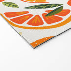 Orange Blooms - White Palette Welcome Mat Gallery Image 2