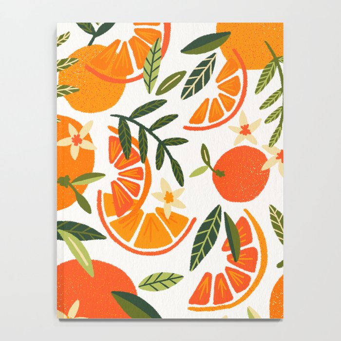 Orange Blooms - White Palette Notebook Gallery Image 4