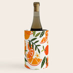 Orange Blooms - White Palette Wine Chiller Gallery Image 3