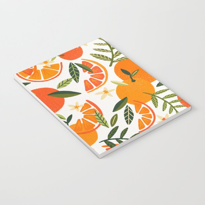 Orange Blooms - White Palette Notebook Gallery Image 3