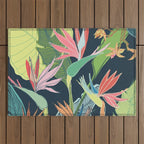 Tropical Bird of Paradise Outdoor Rug Gallery Image 1