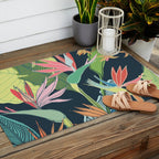 Tropical Bird of Paradise Outdoor Rug Gallery Image 2