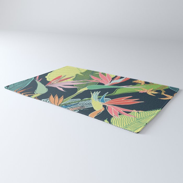 Tropical Bird of Paradise Rug Gallery Image 3