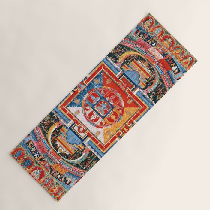 Mandala of Jnanadakini Tibetan Buddhism Yoga Mat Gallery Image 1