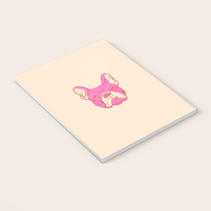 Hot Pink Bulldog Notebook Gallery Image 3