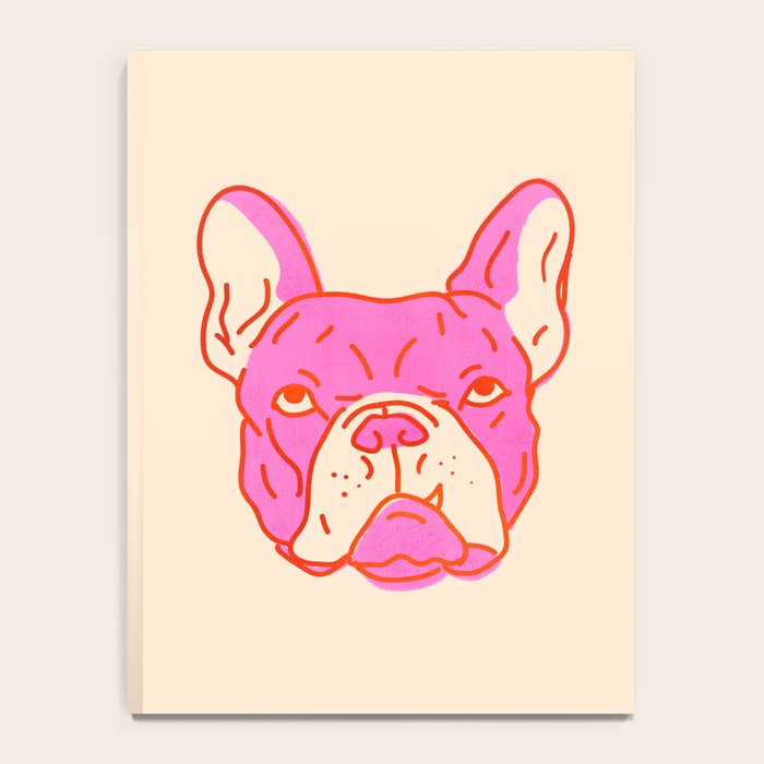 Hot Pink Bulldog Notebook Gallery Image 4
