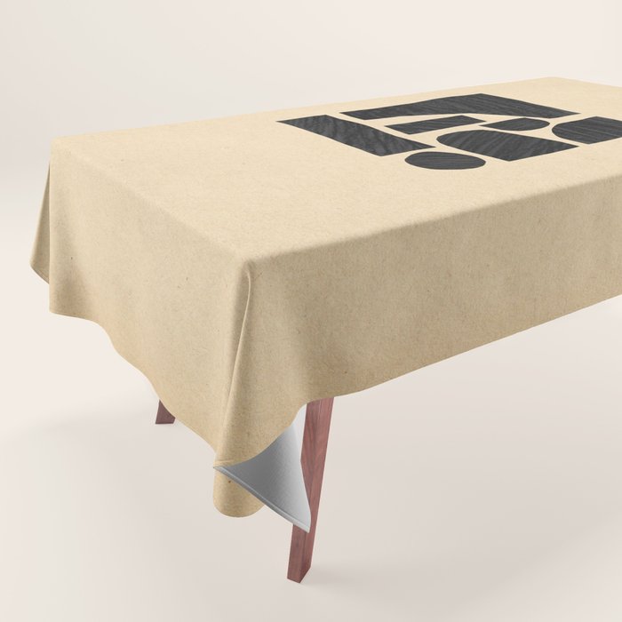 Minimalist abstract geometric Tablecloth Gallery Image 1