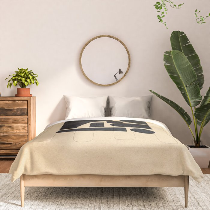 Minimalist abstract geometric Comforter Gallery Image 3