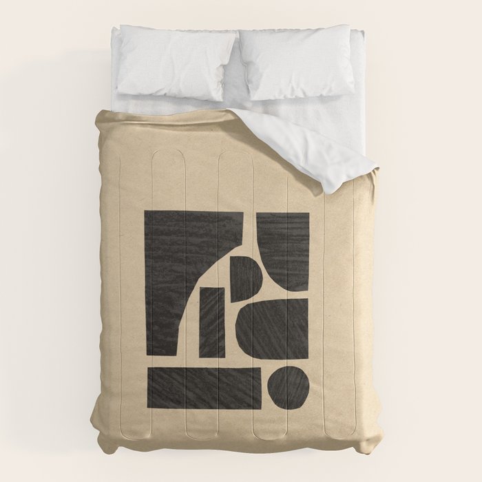 Minimalist abstract geometric Comforter Gallery Image 1