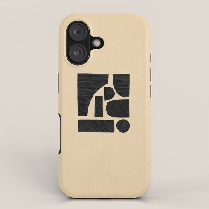 Minimalist abstract geometric iPhone Case Gallery Image 1