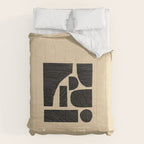 Minimalist abstract geometric Comforter Gallery Image 6