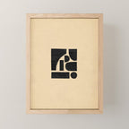 Minimalist abstract geometric Mini Art Print Gallery Image 1