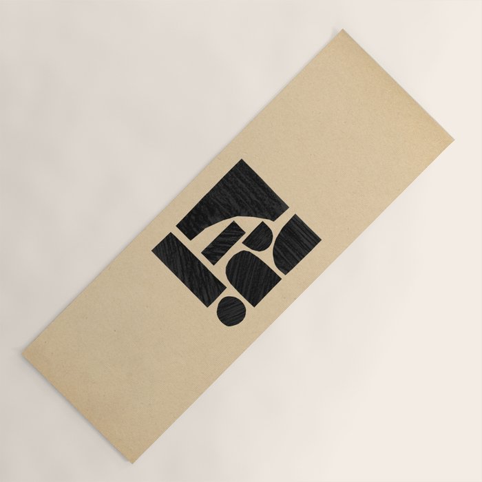 Minimalist abstract geometric Yoga Mat Gallery Image 1