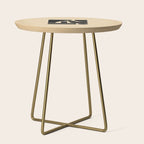Minimalist abstract geometric Side Table Gallery Image 1