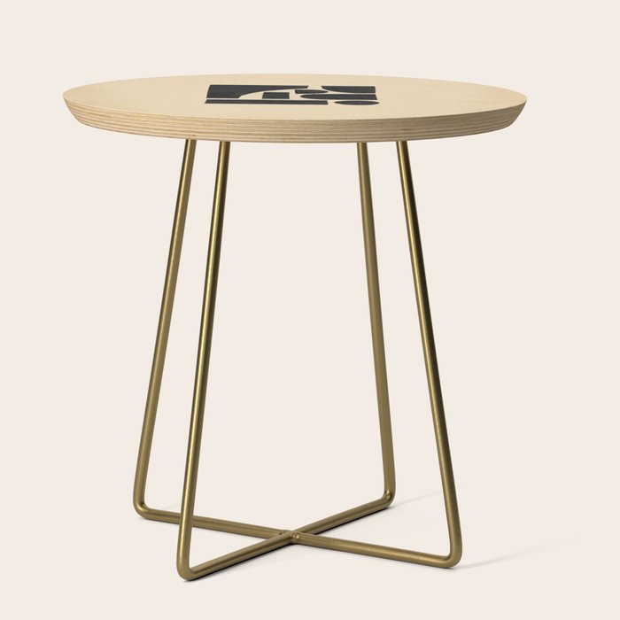 Minimalist abstract geometric Side Table Gallery Image 1