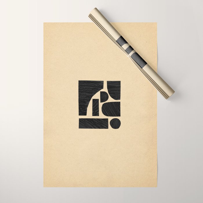 Minimalist abstract geometric Wrapping Paper Gallery Image 1