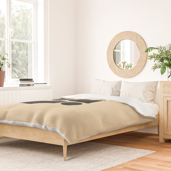 Minimalist abstract geometric Duvet Cover Gallery Image 2