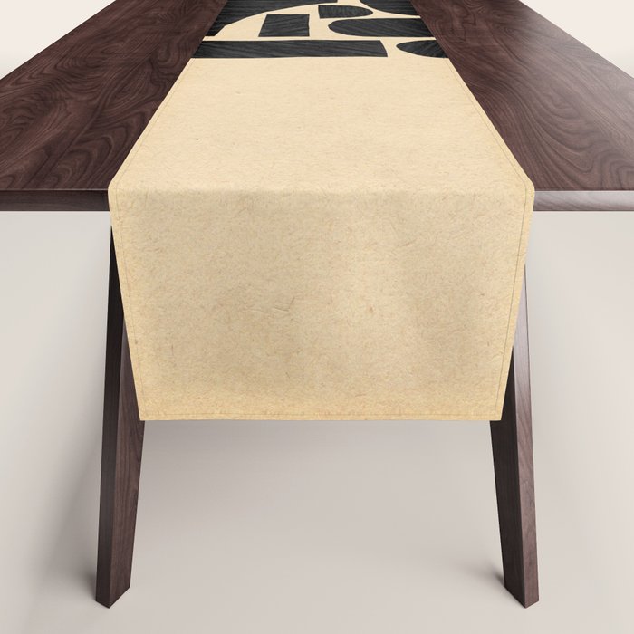 Minimalist abstract geometric Table Runner Gallery Image 1