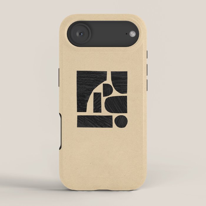 Minimalist abstract geometric iPhone Case Gallery Image 2