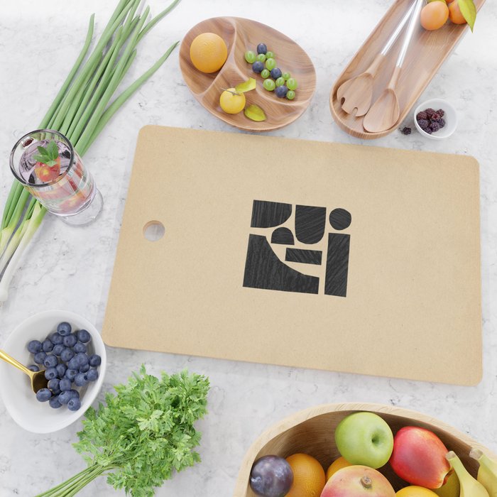 Minimalist abstract geometric Cutting Board Gallery Image 2