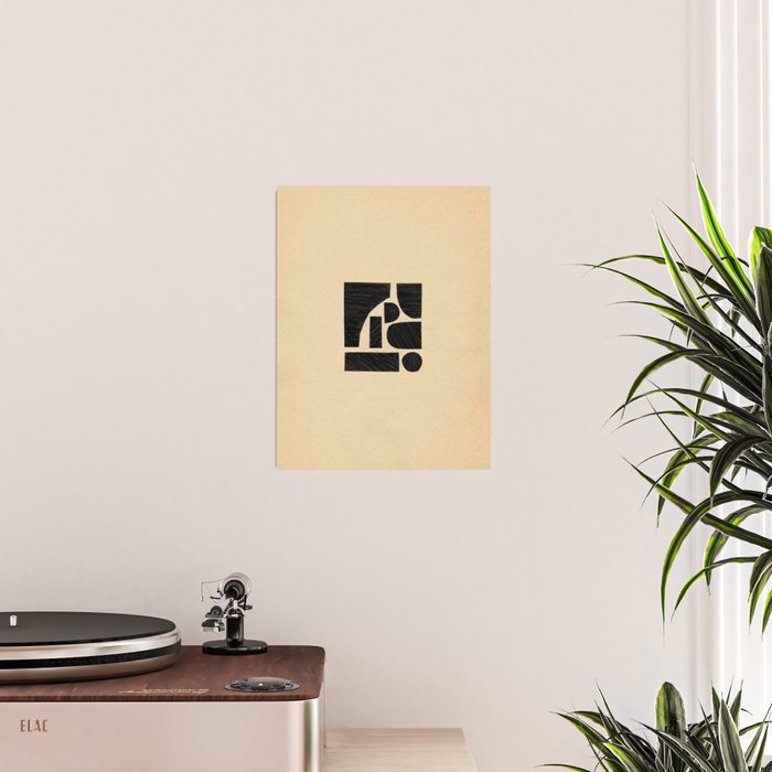 Minimalist abstract geometric Poster Gallery Image 2