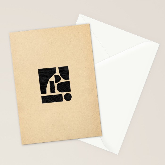 Minimalist abstract geometric Stationery Card Gallery Image 2
