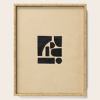 Minimalist abstract geometric Serving Tray Gallery Image 1