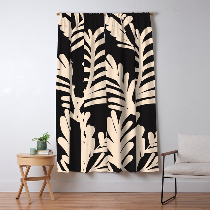 Abstract Minimal -Plant 6/2 Window Curtain Gallery Image 5