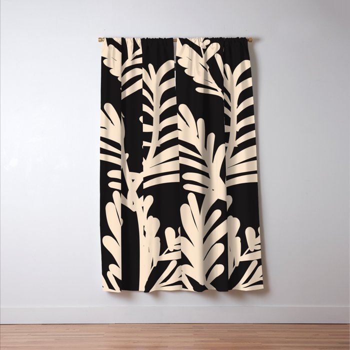 Abstract Minimal -Plant 6/2 Window Curtain Gallery Image 3