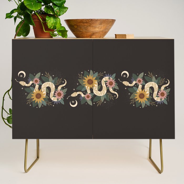 Year of the Snake 2025 - Black Credenza Gallery Image 1