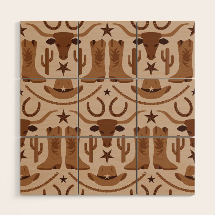 Old Wild West Wood Wall Art