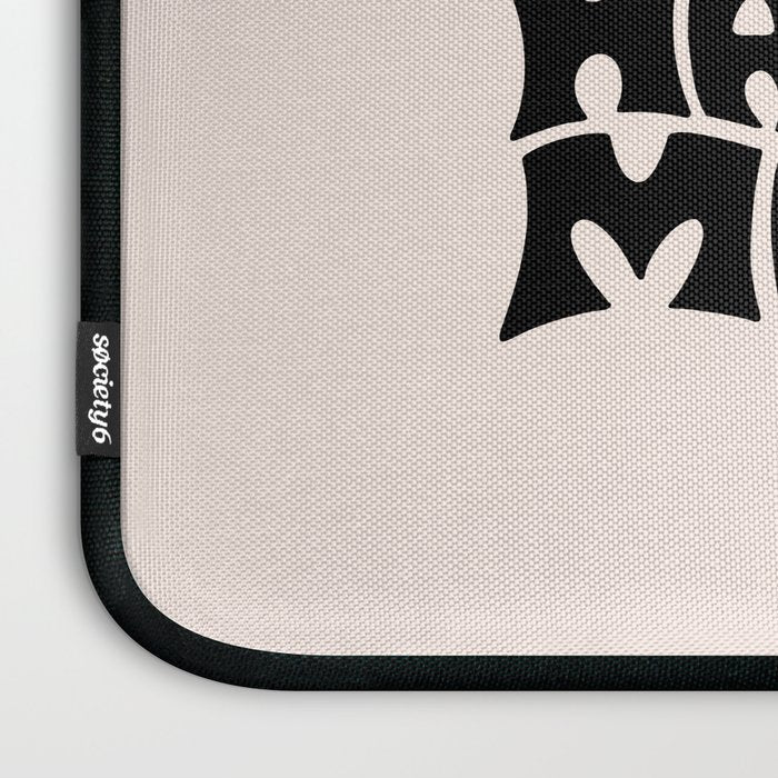 Don't Mind Me in Black Laptop Sleeve Gallery Image 3