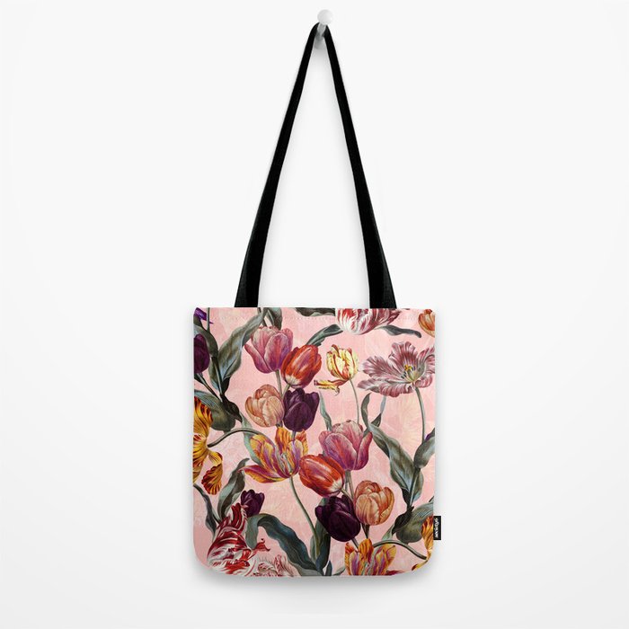Magic Tulips Pattern III Tote Bag Gallery Image 2