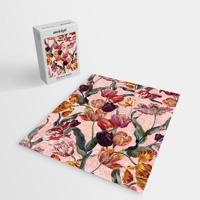 Magic Tulips Pattern III Jigsaw Puzzle Gallery Image 2