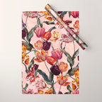 Magic Tulips Pattern III Wrapping Paper Gallery Image 1