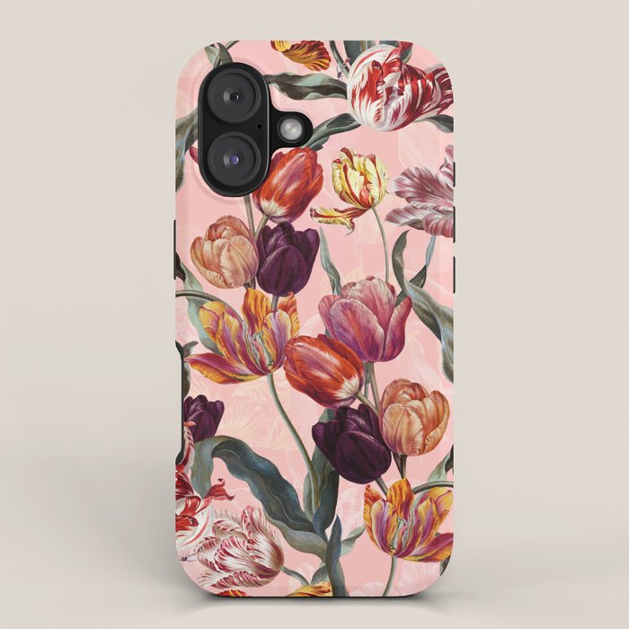 Magic Tulips Pattern III iPhone Case Gallery Image 1