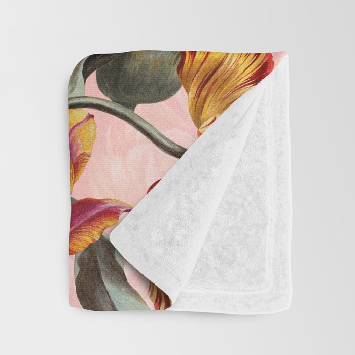 Magic Tulips Pattern III Throw Blanket Gallery Image 3